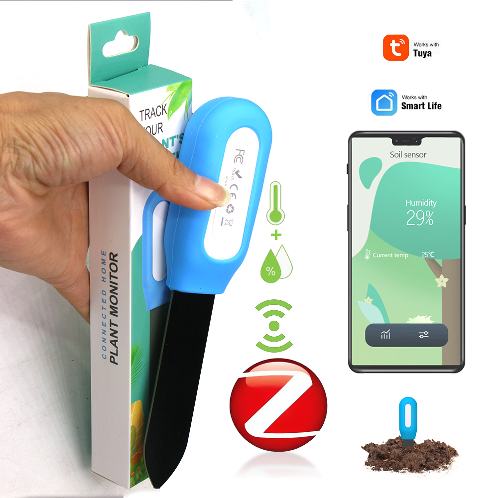 Smart Garden Home - Intelligenter Zigbee-Bodensensor für Haus, Garten, Gewächshaus,