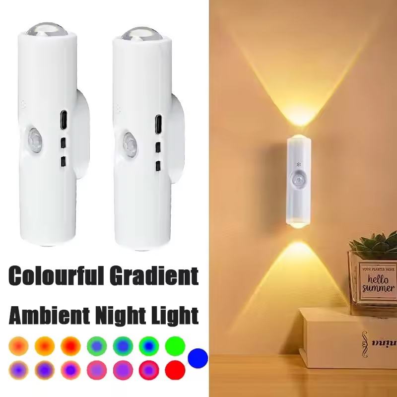 Smart Garden Led Lights - Intelligentes RGB-Nachtlicht mit Farbverlauf, magnetischer Bewegungsmelder,
