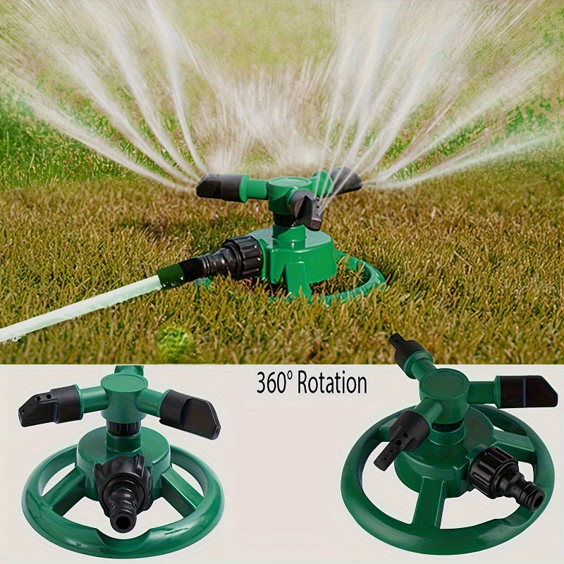 Smart Gardening - 360 ° Ultraweitflächige automatische Rotationsdüse, geeignet