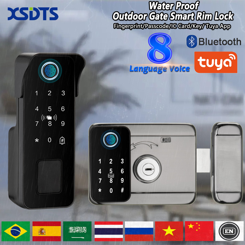 Smart Garden Indoor - Wasserdichte Intelligente Türschloss Fingerabdruck Outdoor Garten