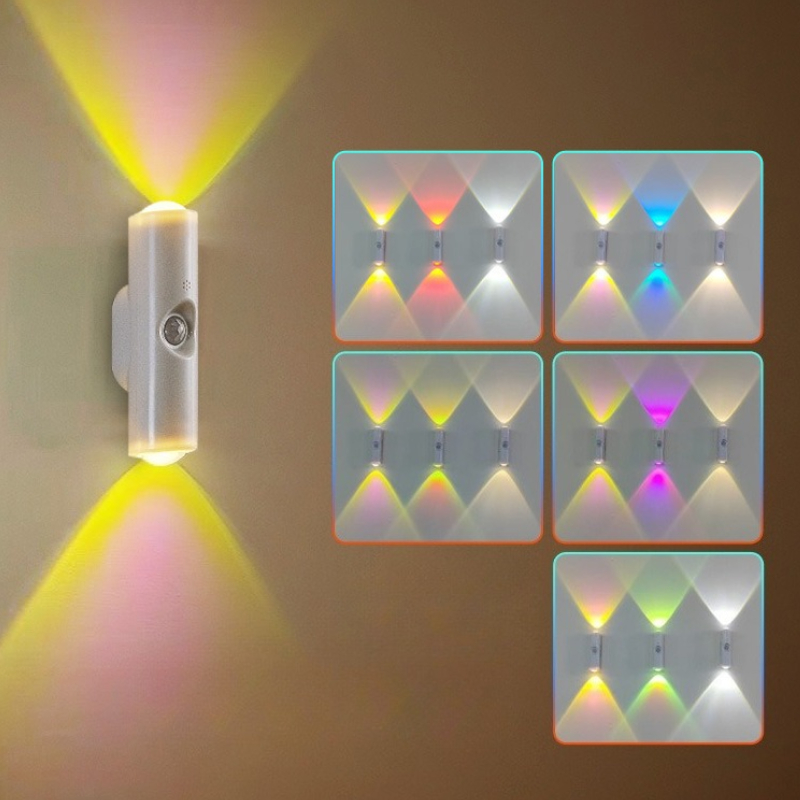 Smart Garden Home - Intelligentes RGB-Nachtlicht mit Farbverlauf, magnetischer Bewegungsmelder,