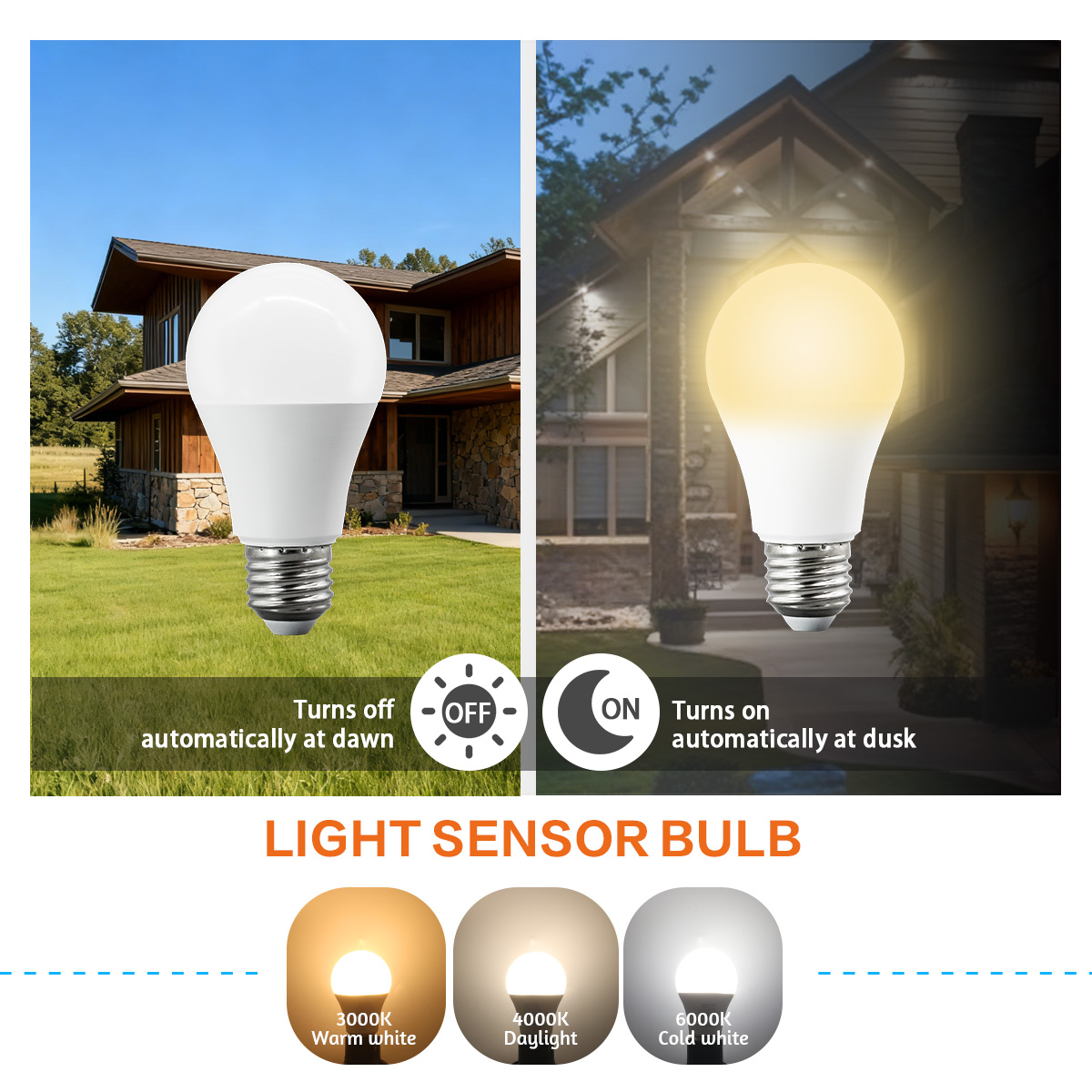 Smart Garden Led Lights - 10 Stück Auto ON OFF Sensor