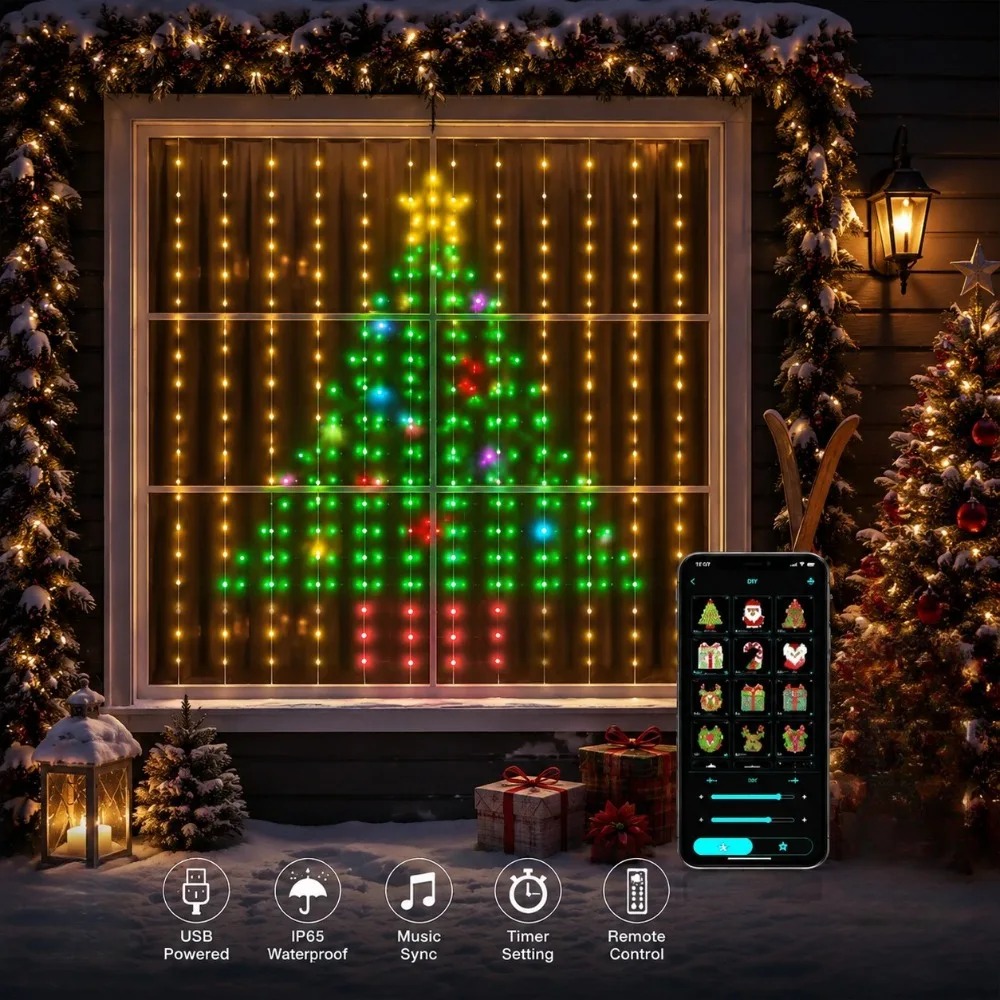 Outdoor LED Pixel Vorhanglicht – Smart Garden Usa Bewertung und Preis