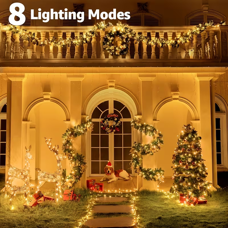 Weihnachts-Lichterkette mit 8  – Smart Garden Indoor Bewertung und Preis
