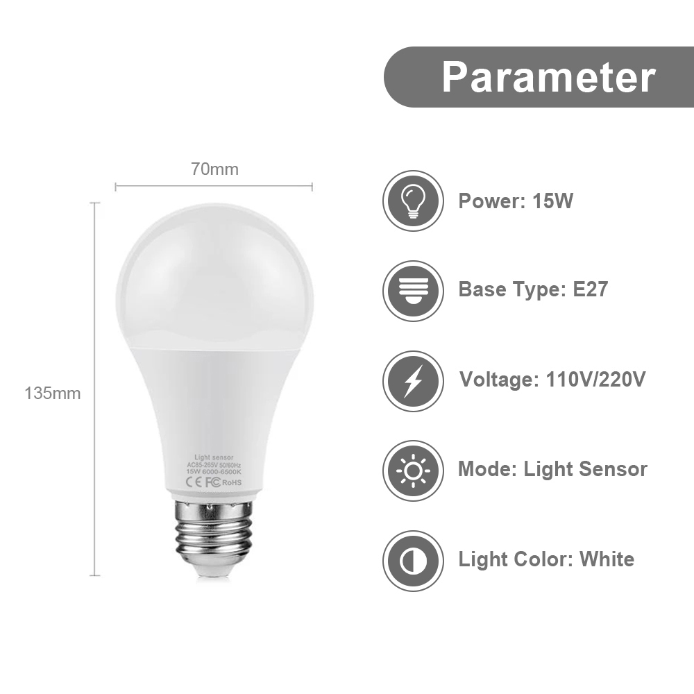 15W E27 LED Dämmerung bis Morg – Smart Garden Led Lights Bewertung und Preis