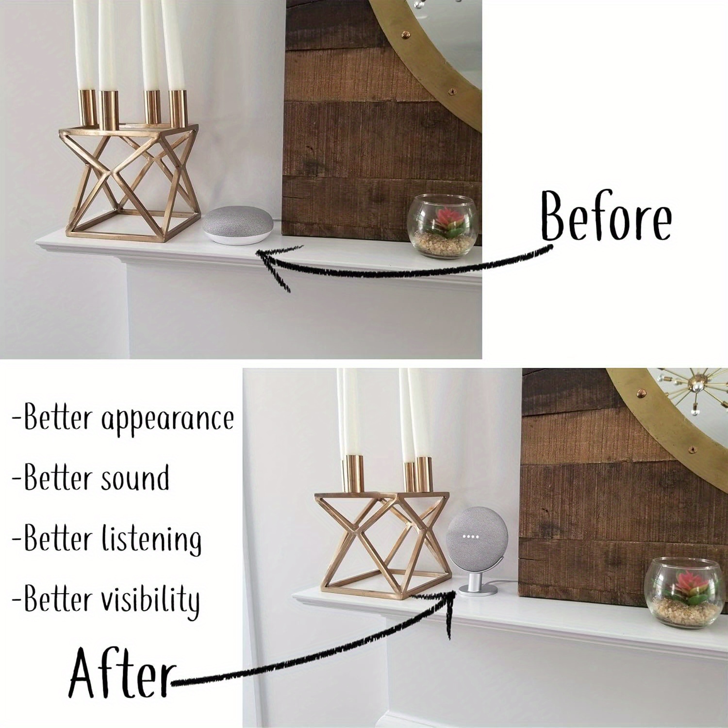 Smart Speaker Display-Ständer  – Google Speaker Nest Audio Bewertung und Preis