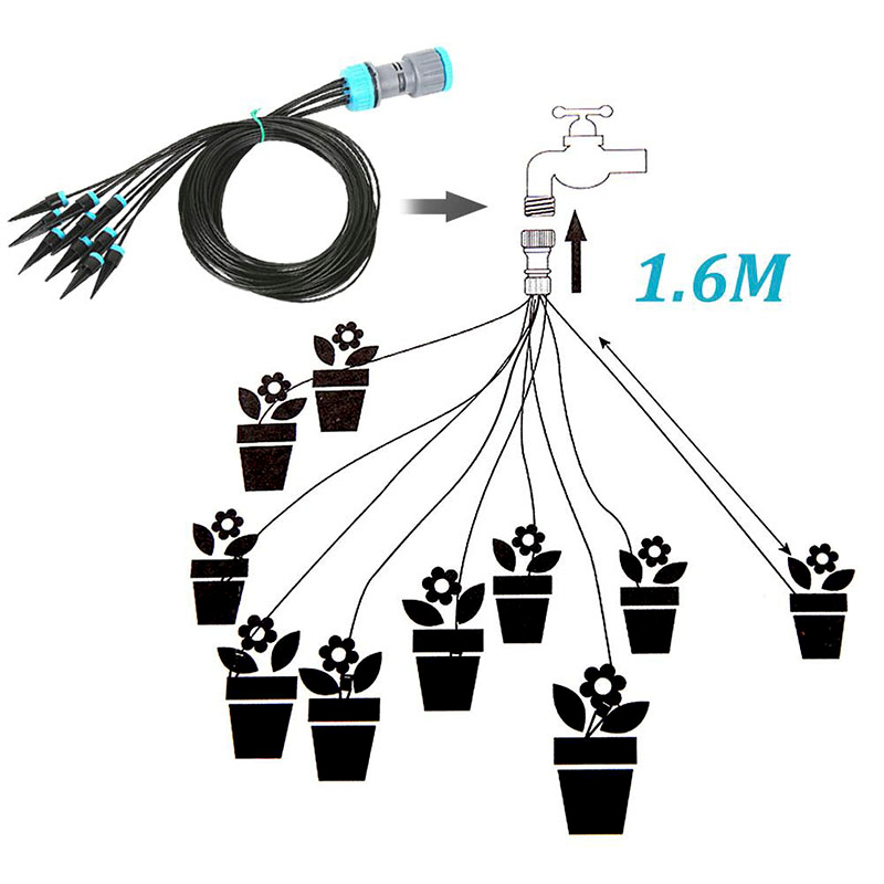 10-teiliges Tropfbewässerungss – Smart Garden Sprinkler System Bewertung und Preis