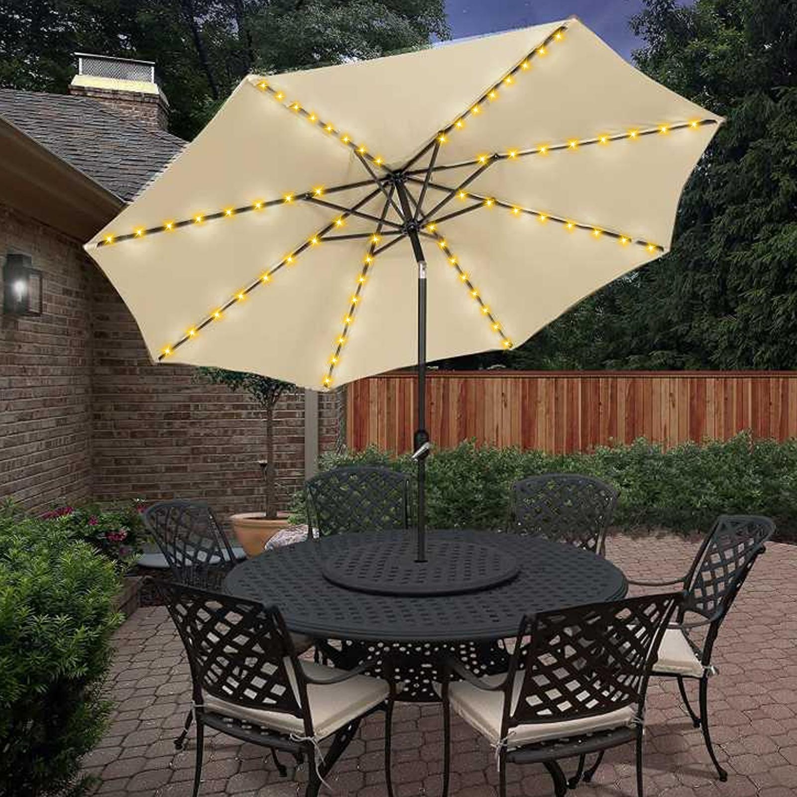 104 LED Solar-Terrassenlampen  – Smart Garden Umbrella Bewertung und Preis