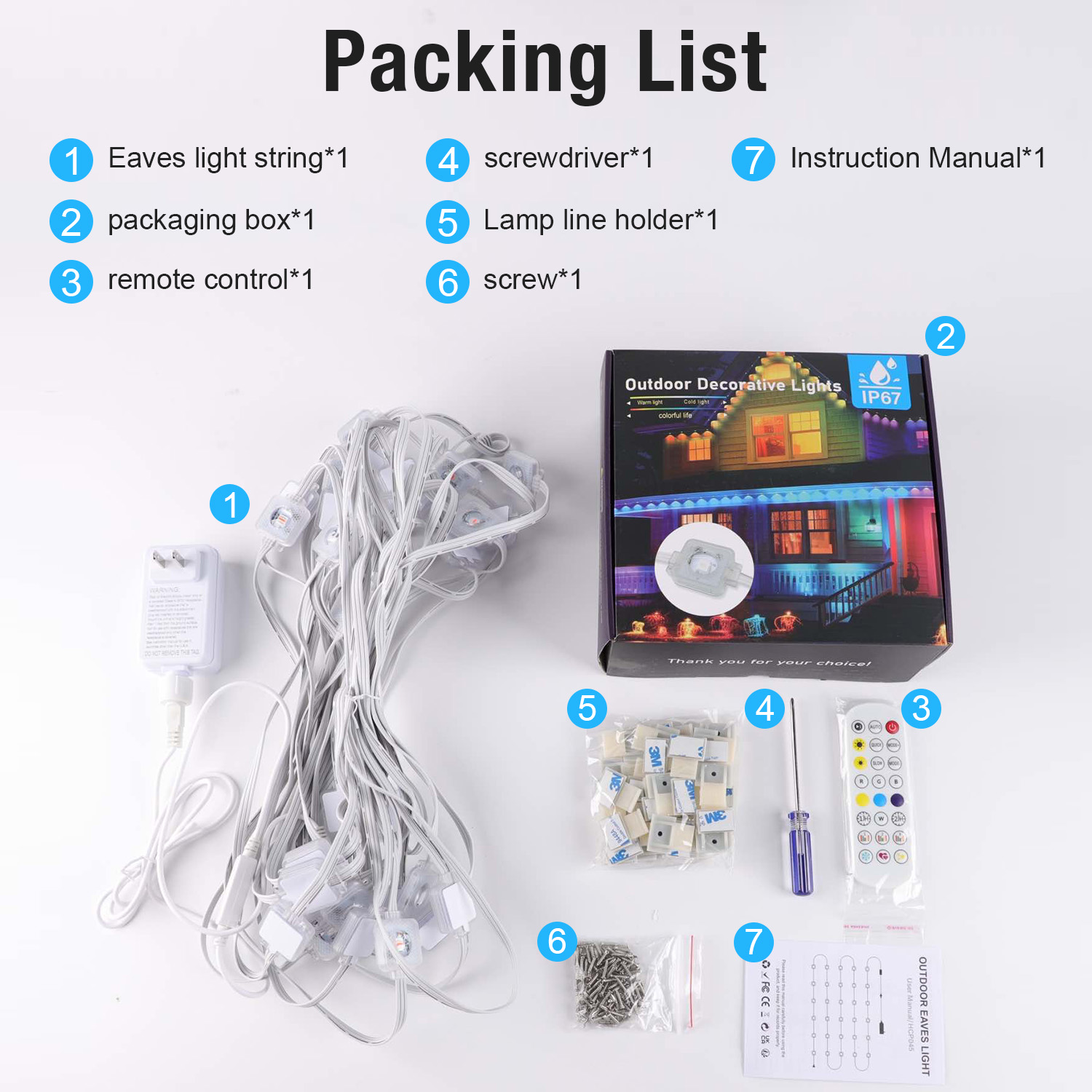 10M/15M/30M Traufe Beleuchtung – Smart Garden Led Lights Bewertung und Preis