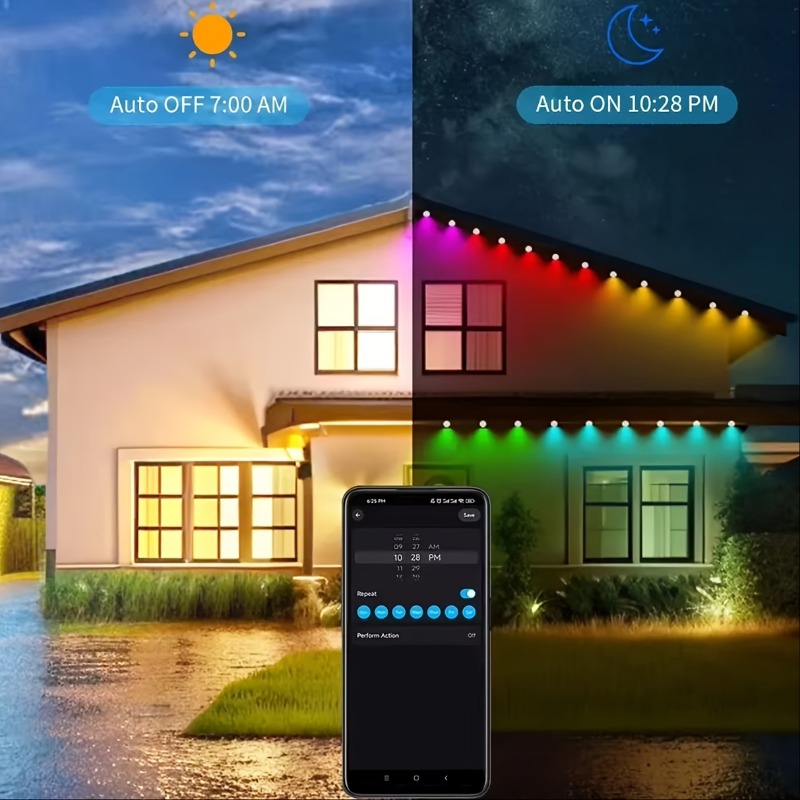 150 Fuß 100 Fuß 50 Fuß permane – Smart Garden Led Lights Bewertung und Preis