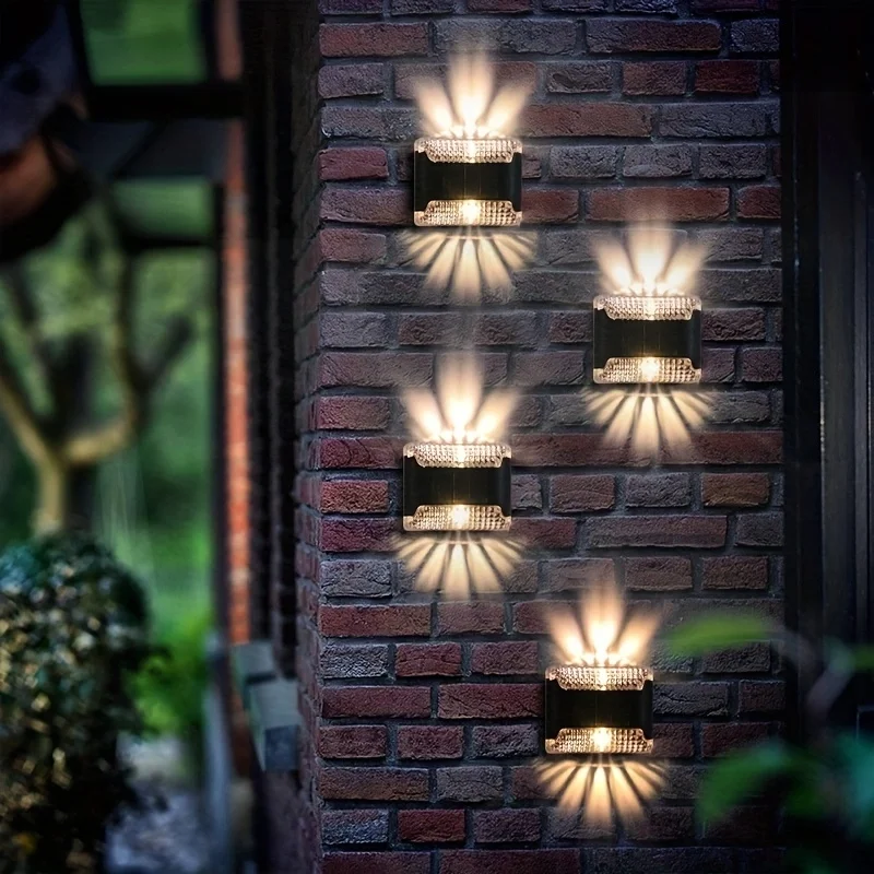 4-teilige Solar-Wandleuchte: L – Smart Garden Led Lights Bewertung und Preis