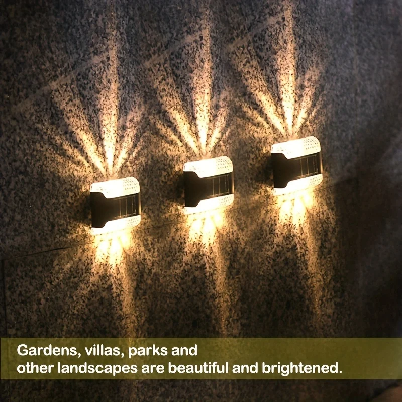 4-teilige Solar-Wandleuchte: L – Smart Garden Led Lights Bewertung und Preis