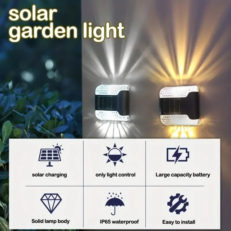 4-teilige Solar-Wandleuchte: L – Smart Garden Led Lights Bewertung und Preis