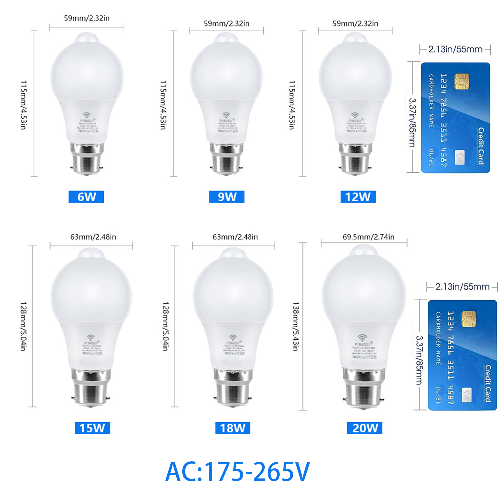 1pc PIR Motion Sensor Glühbirn – Smart Garden Led Lights Bewertung und Preis