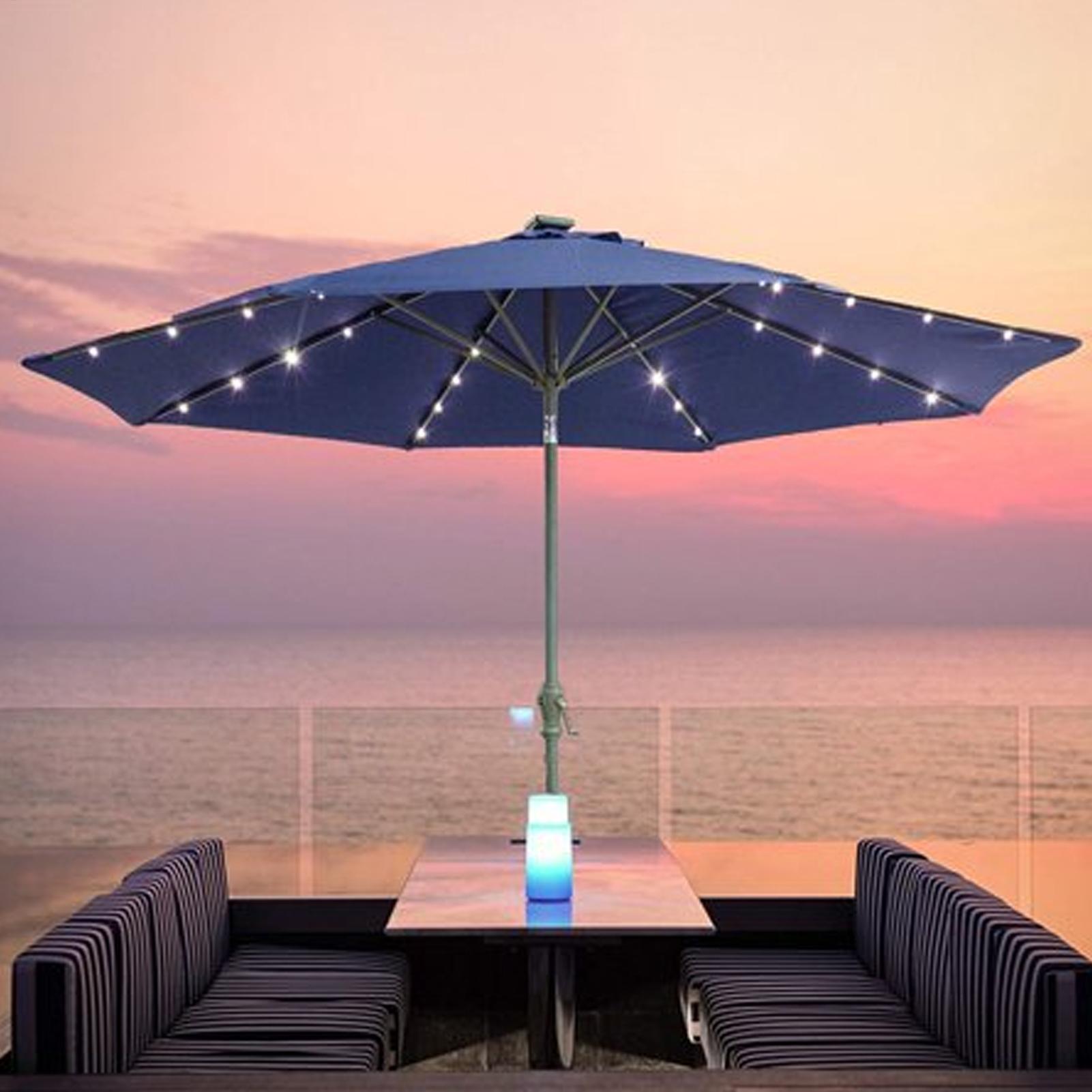 104 LED-Regenschirm-Lichterket – Smart Garden Umbrella Bewertung und Preis
