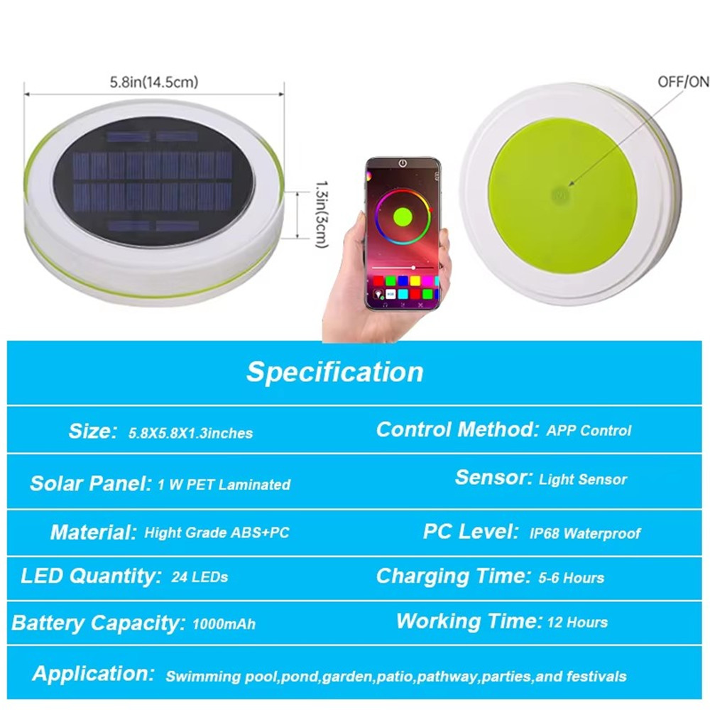 Solar LED Wasser Float Licht I – Smart Garden Led Lights Bewertung und Preis